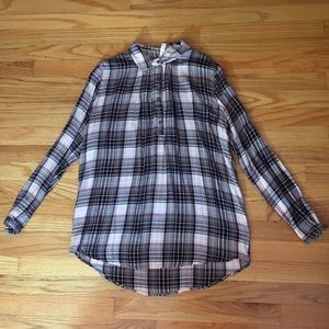 Plaid blouse